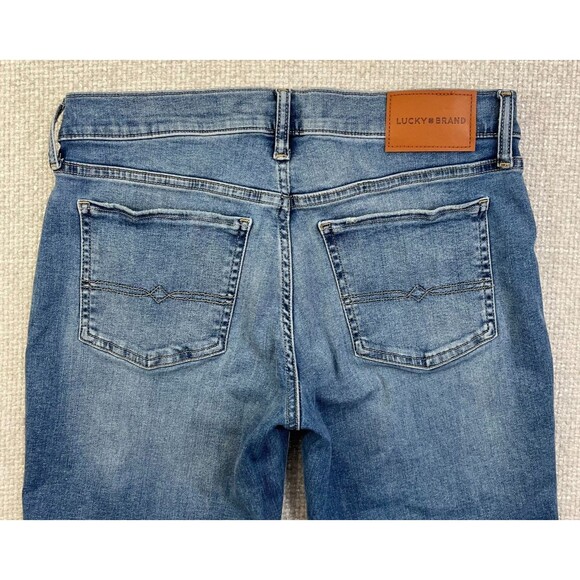 Lucky Brand Jeans Sweet Crop Women's 6 /28 Stretch Mid Rise Blue Denim - Picture 4 of 12
